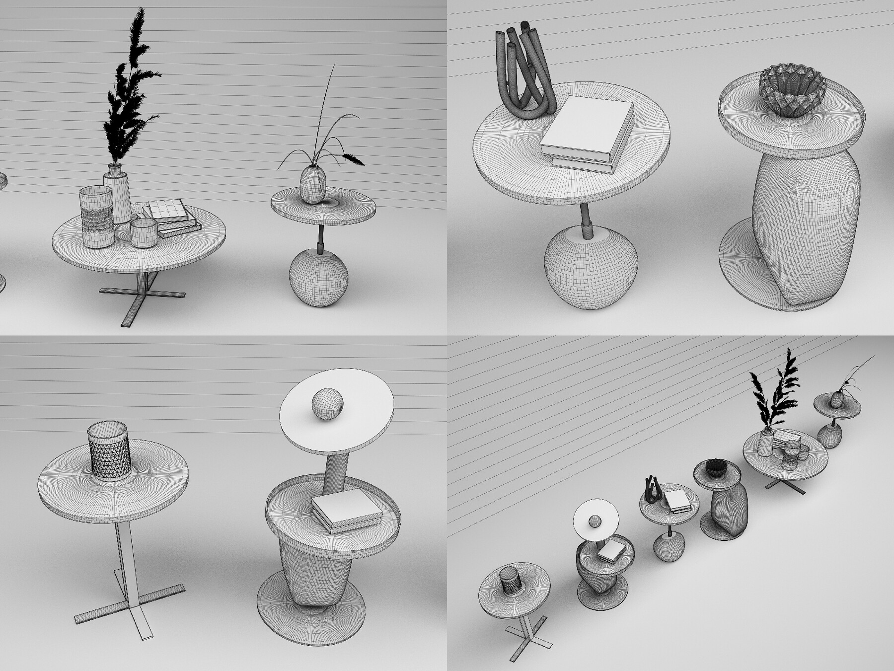 ArtStation Coffee Table Waiting Table 014 Resources
