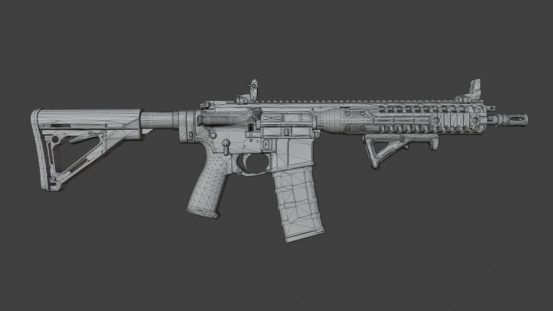 ArtStation LWRC M6IC Game Assets