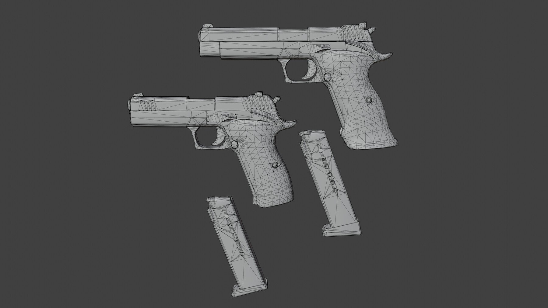 ArtStation Sig P210 Carry And Target Game Assets   File 