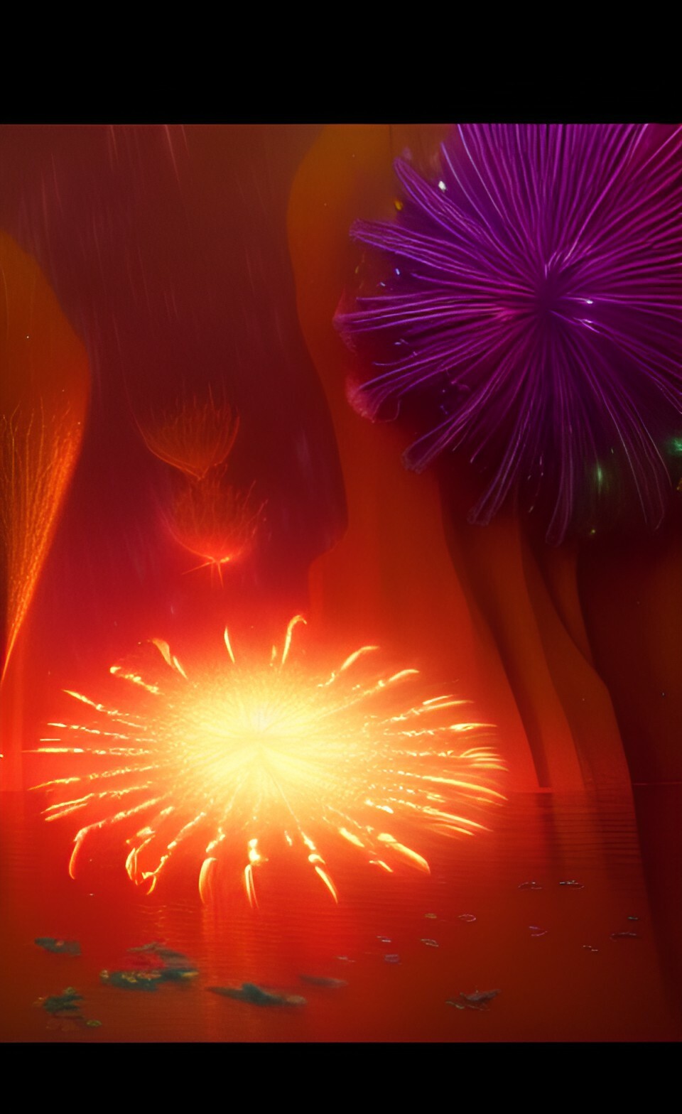 ArtStation FireWork UnderWater 1000 jpg wallpaper background pack