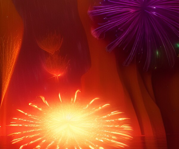 ArtStation FireWork UnderWater 1000 jpg wallpaper background pack