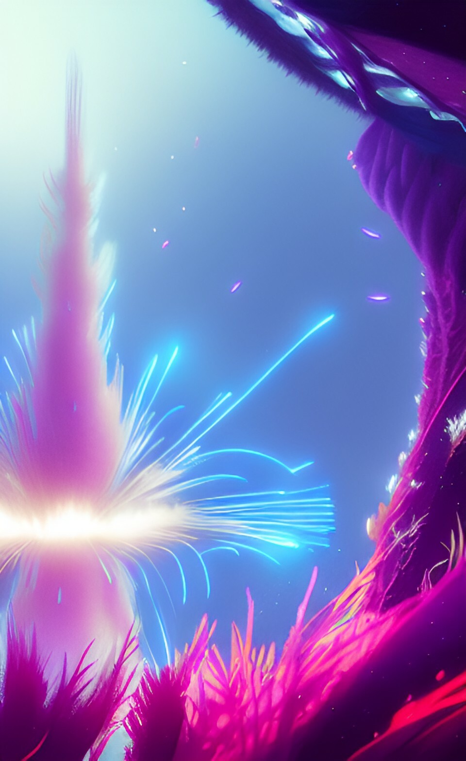 ArtStation FireWork UnderWater 1000 jpg wallpaper background pack