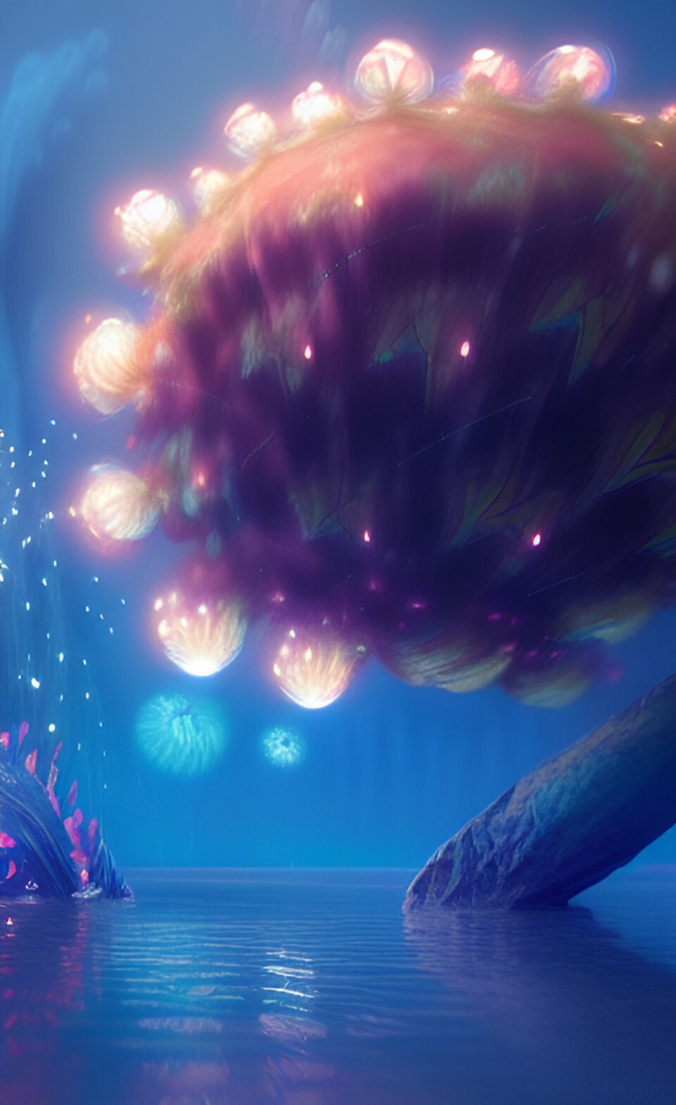 ArtStation FireWork UnderWater 1000 jpg wallpaper background pack