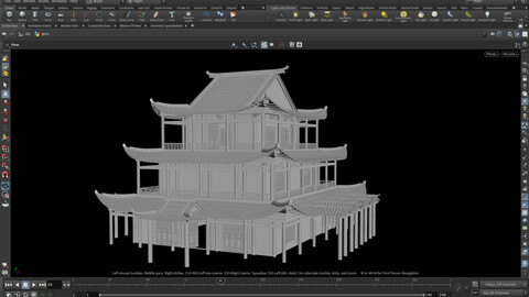 Procedural Traditional Chinese Architecture - HDAs Toolkit