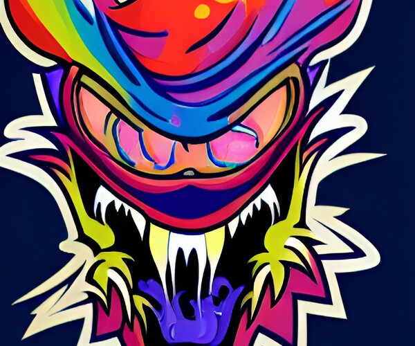 ArtStation - HyperShape Sticker Monster 5400 jpg collection | Artworks