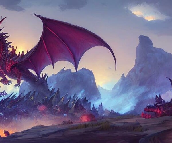 ArtStation - Mount Concept World Of Warcraft 3500 Jpg DragonFlight ...