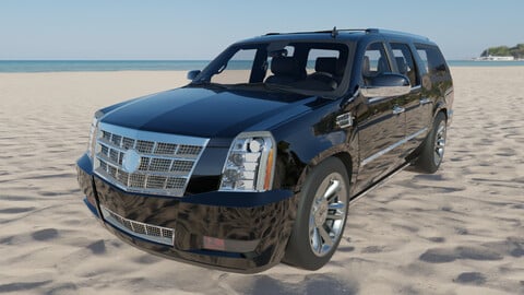 Cadillac Escalade ESV with Engine Sounds