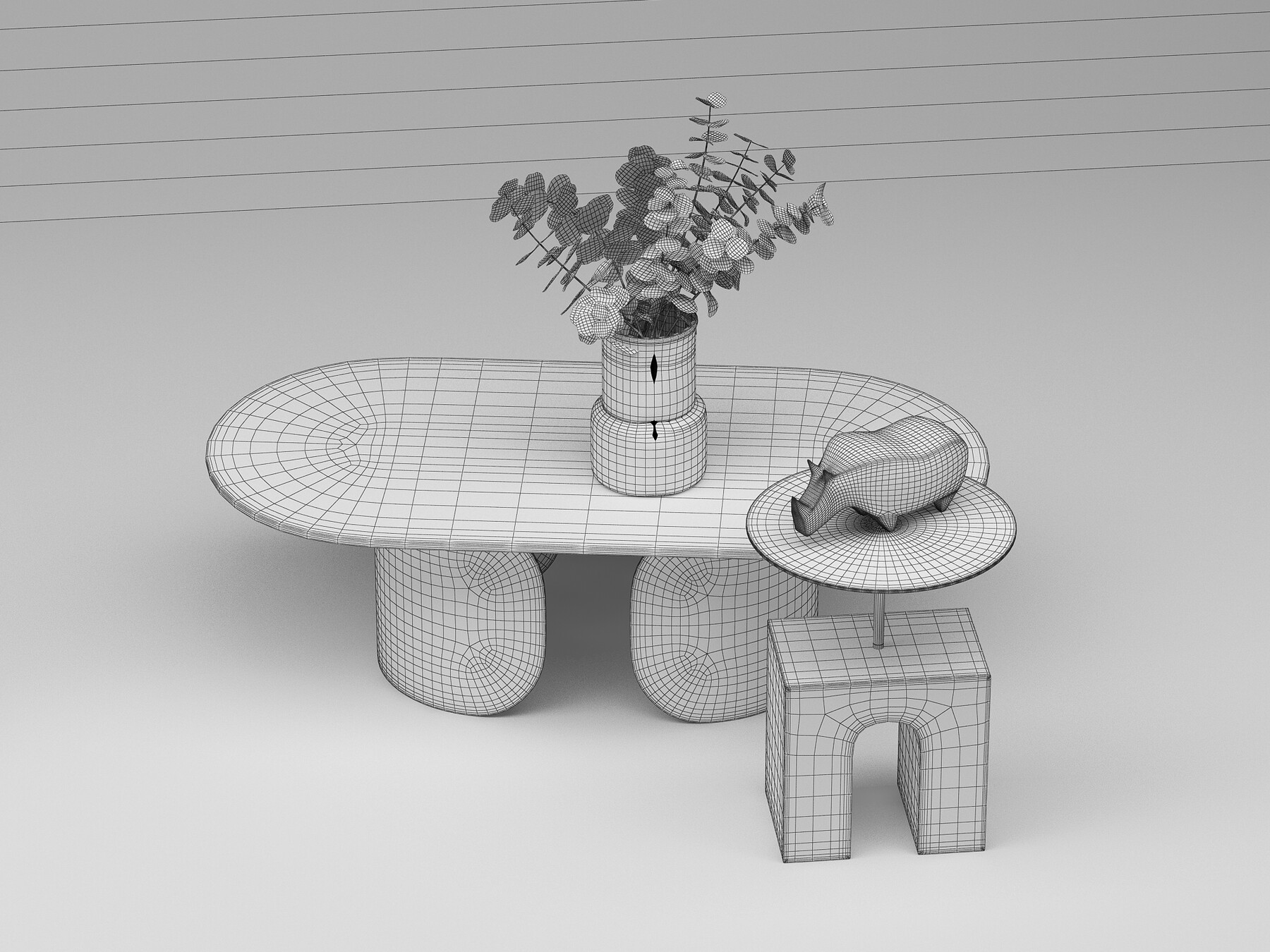 ArtStation Coffee Table Waiting Table 020 Resources