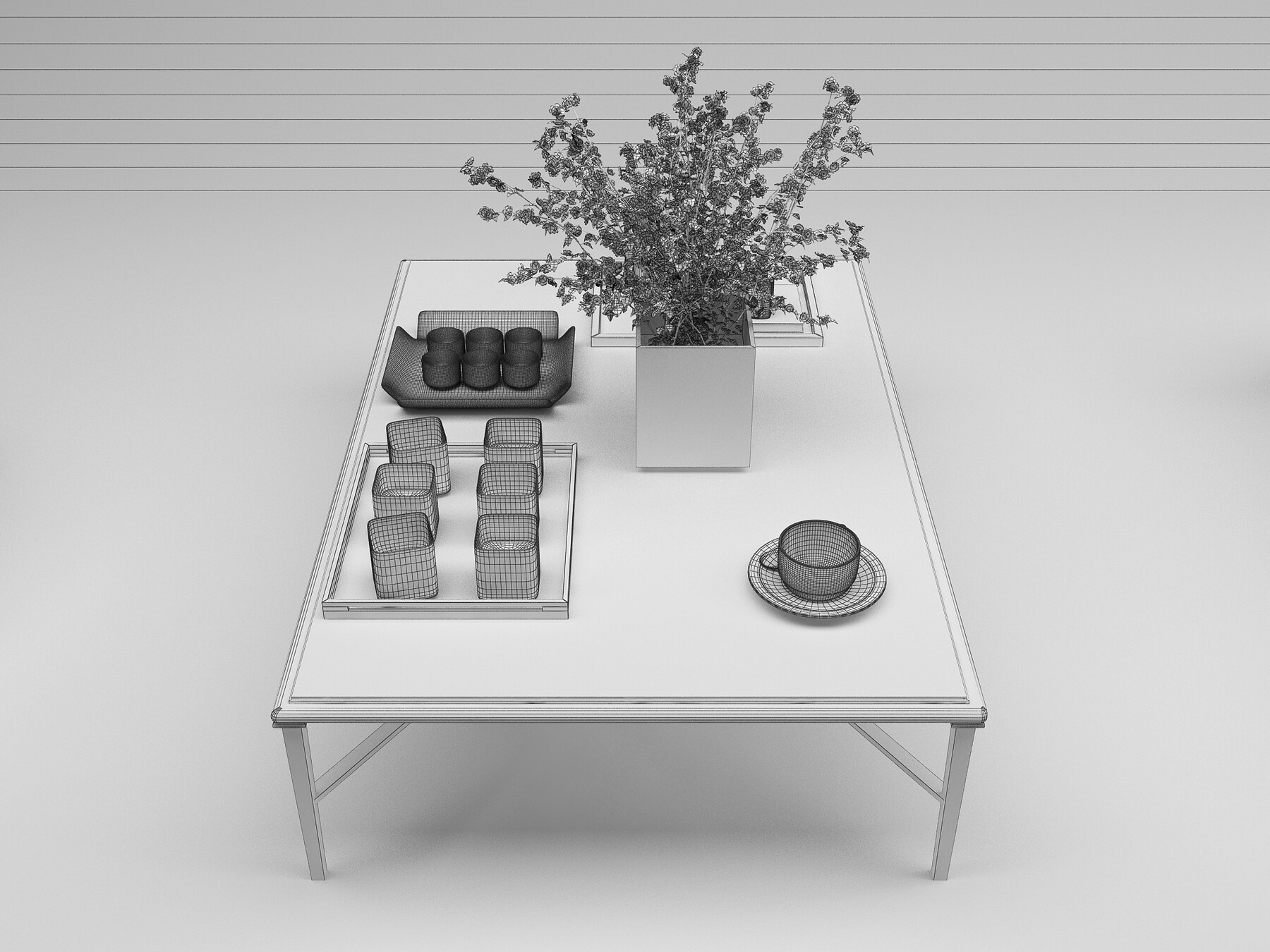 ArtStation Coffee Table Waiting Table 023 Resources