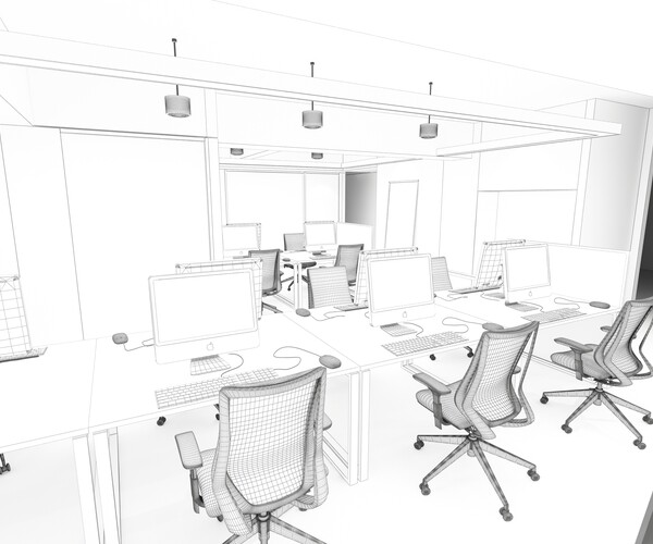 ArtStation - Administration Office - Workstation - 003 | Resources