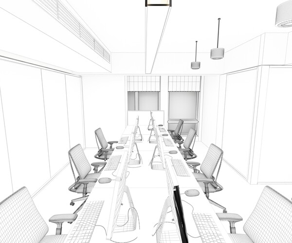 ArtStation - Administration Office - Workstation - 003 | Resources