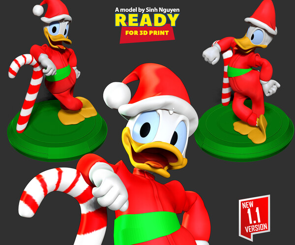 ArtStation - Donald Duck - Christmas | Resources