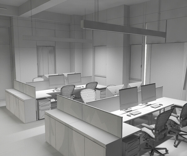 ArtStation - Administration Office - Workstation - 019 | Resources