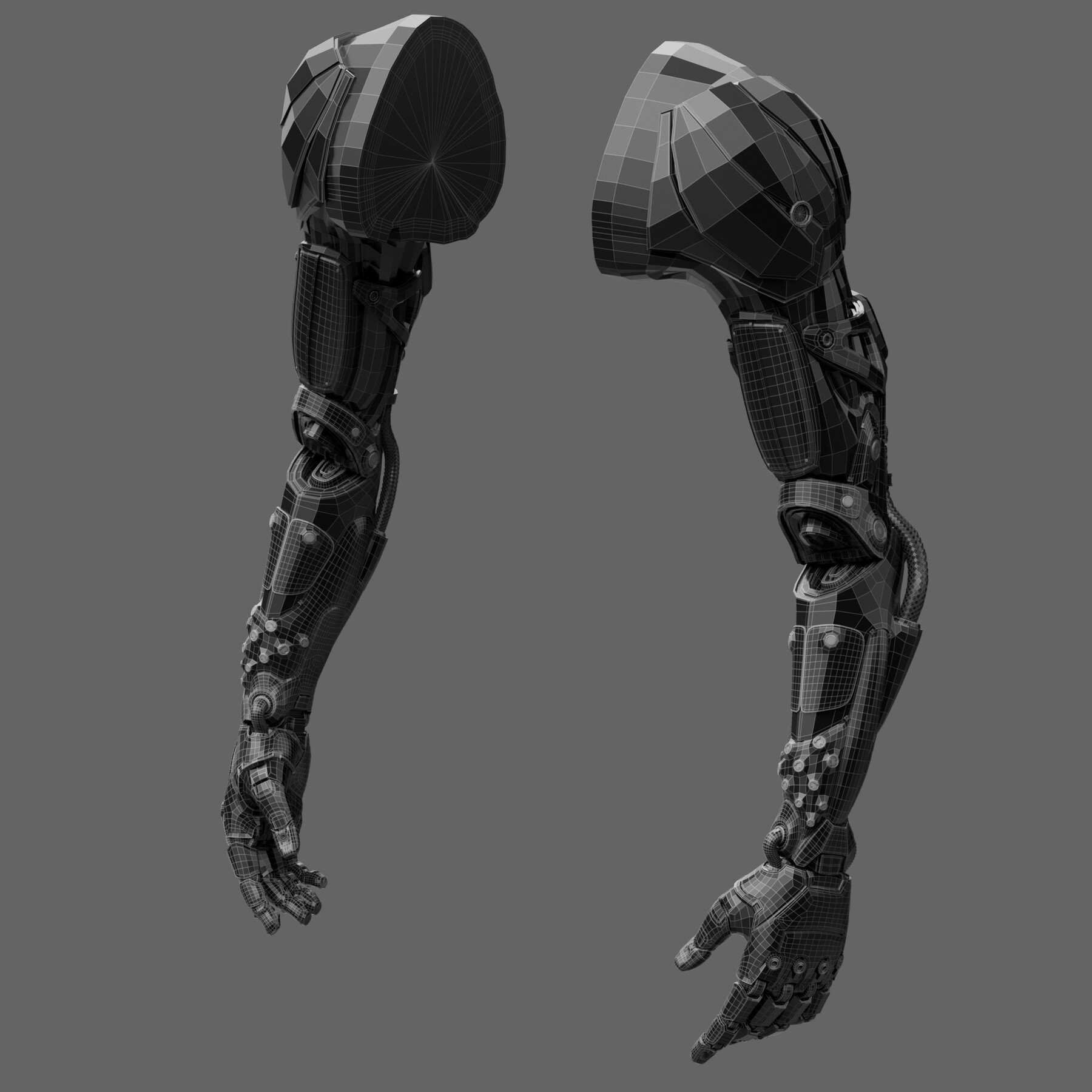 ArtStation - Realistic Cyberpunk Arm Augment | Resources