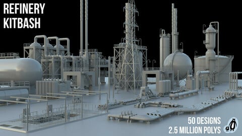 kz kitbash : Refinery