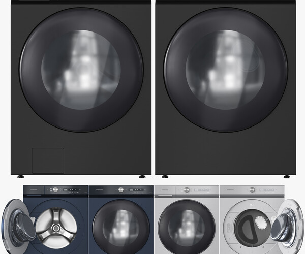 ArtStation Samsung Washer and Dryer Set 01 Resources