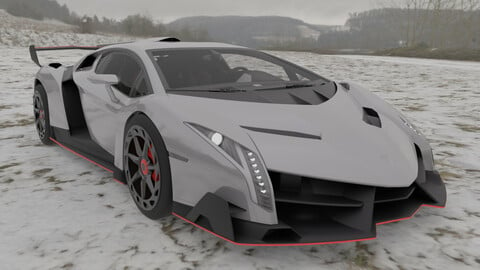 Lamborghini Veneno with Engine Sounds