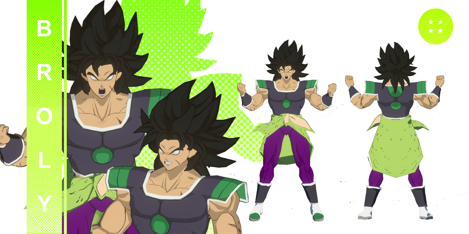 ArtStation - 3D Broly Rigged | Resources