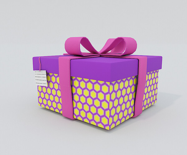 ArtStation Gift Box Game Assets