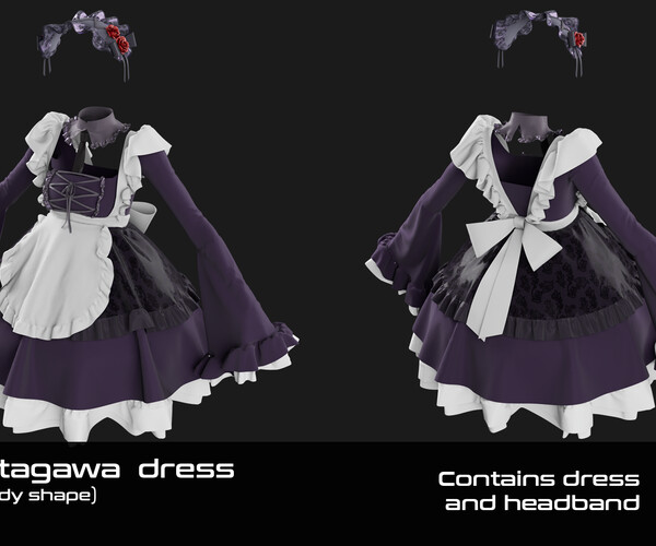ArtStation - Marin Kitagawa dress (My Dress-Up Darling) | Resources