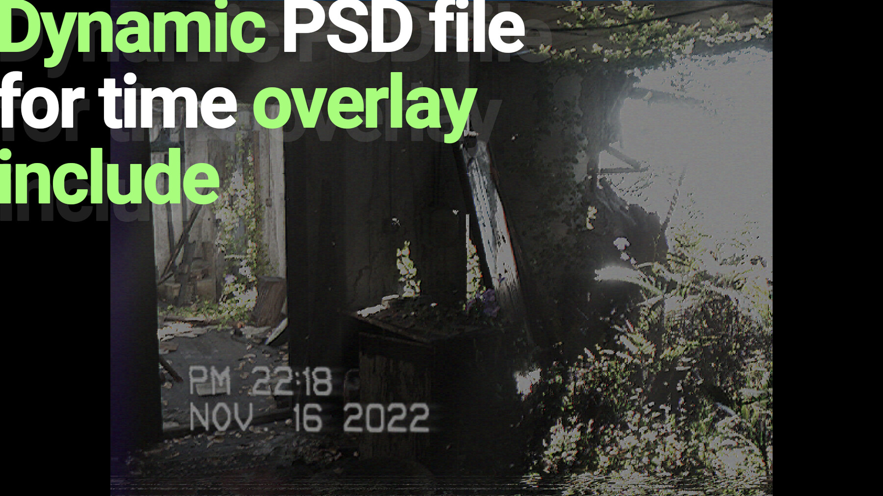 ArtStation Ultimate VHS Shader for Unreal Engine Game Assets