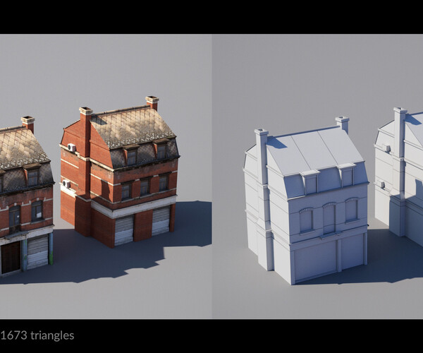 ArtStation - Building Pack B | Game Assets