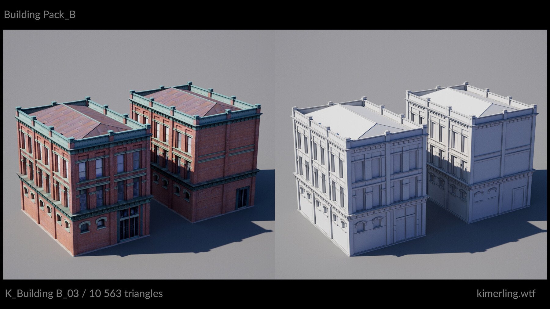 ArtStation - Building Pack B | Game Assets