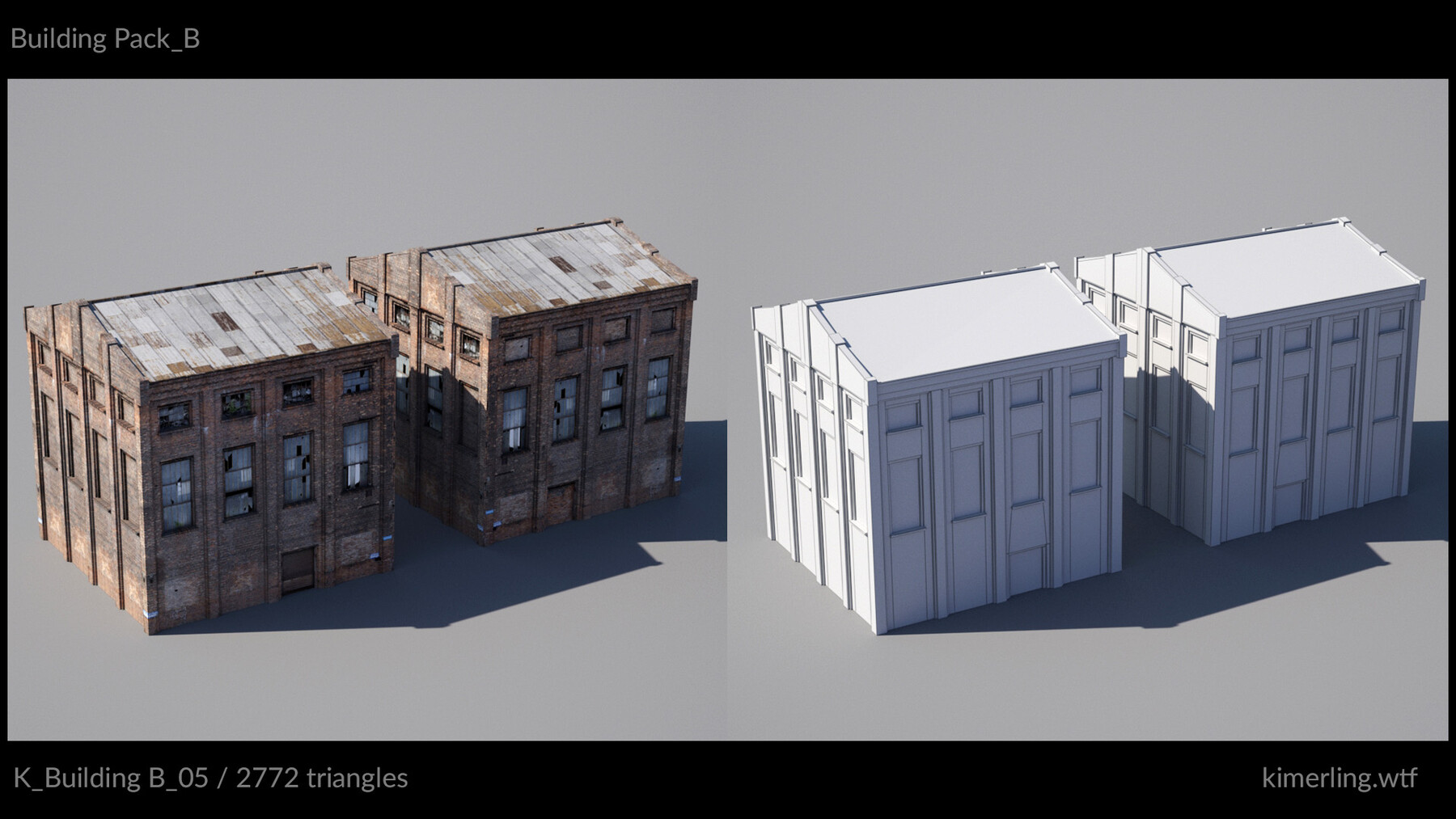 ArtStation - Building Pack B | Game Assets