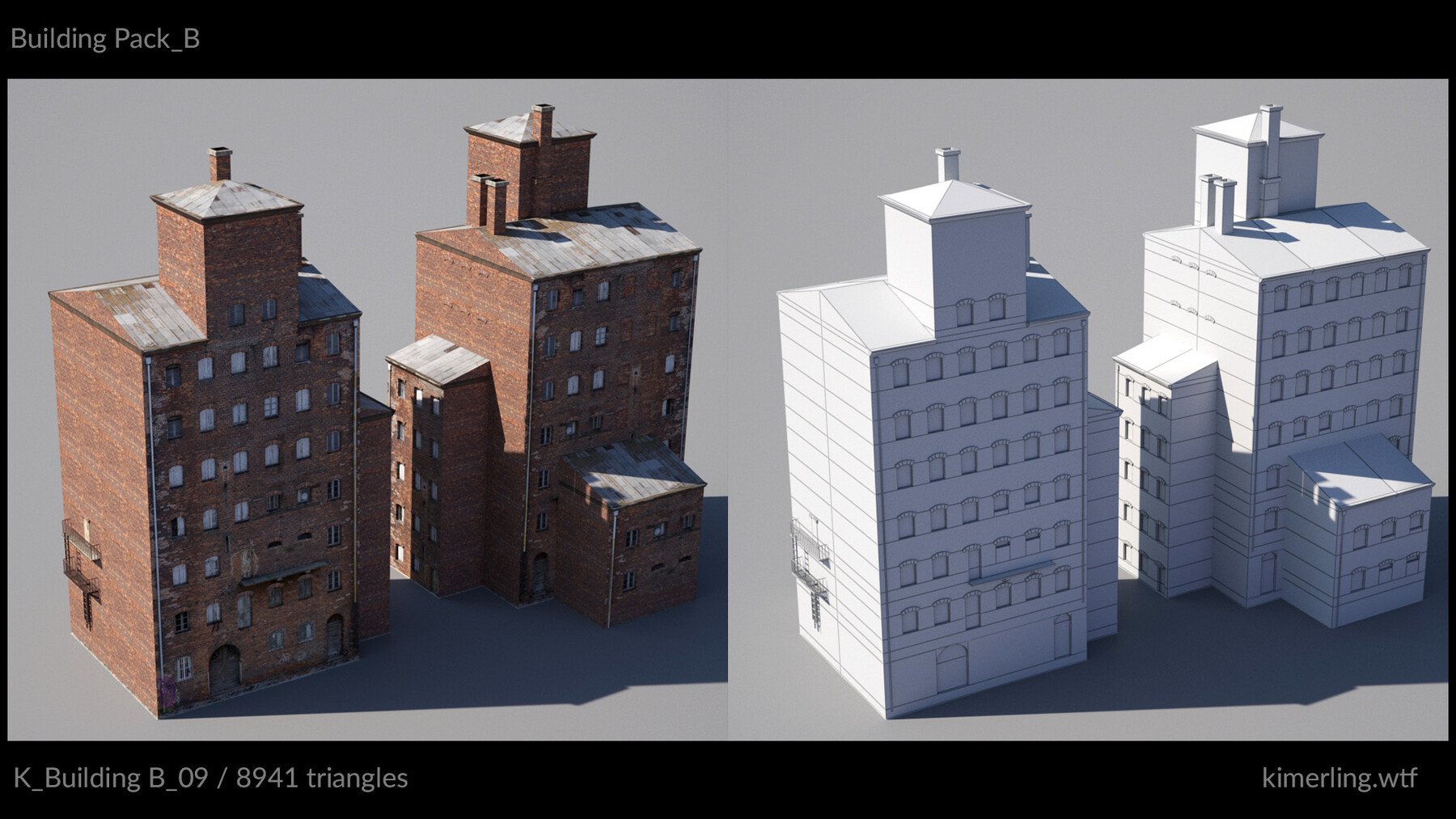 ArtStation - Building Pack B | Game Assets