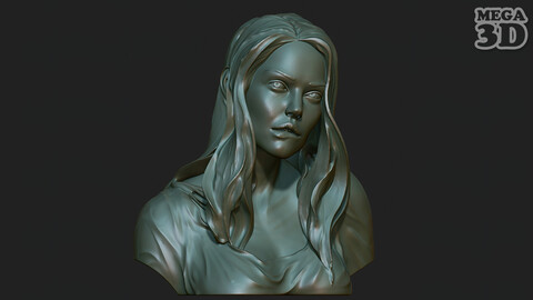 Female Bust Statue 220922 3D print model
