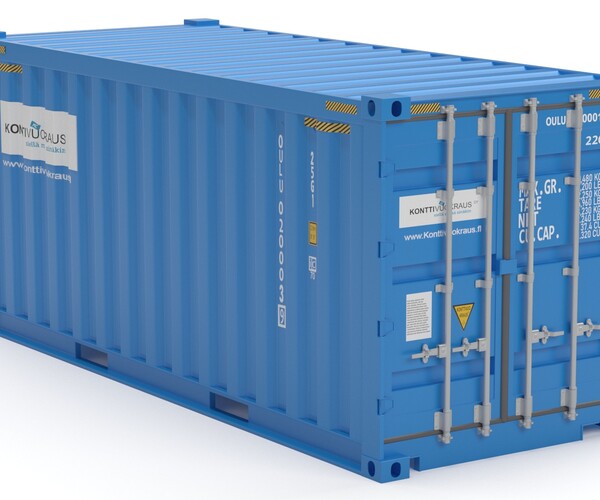 ArtStation - 20 ft Cube Open Side Shipping Container 3D Model | Resources