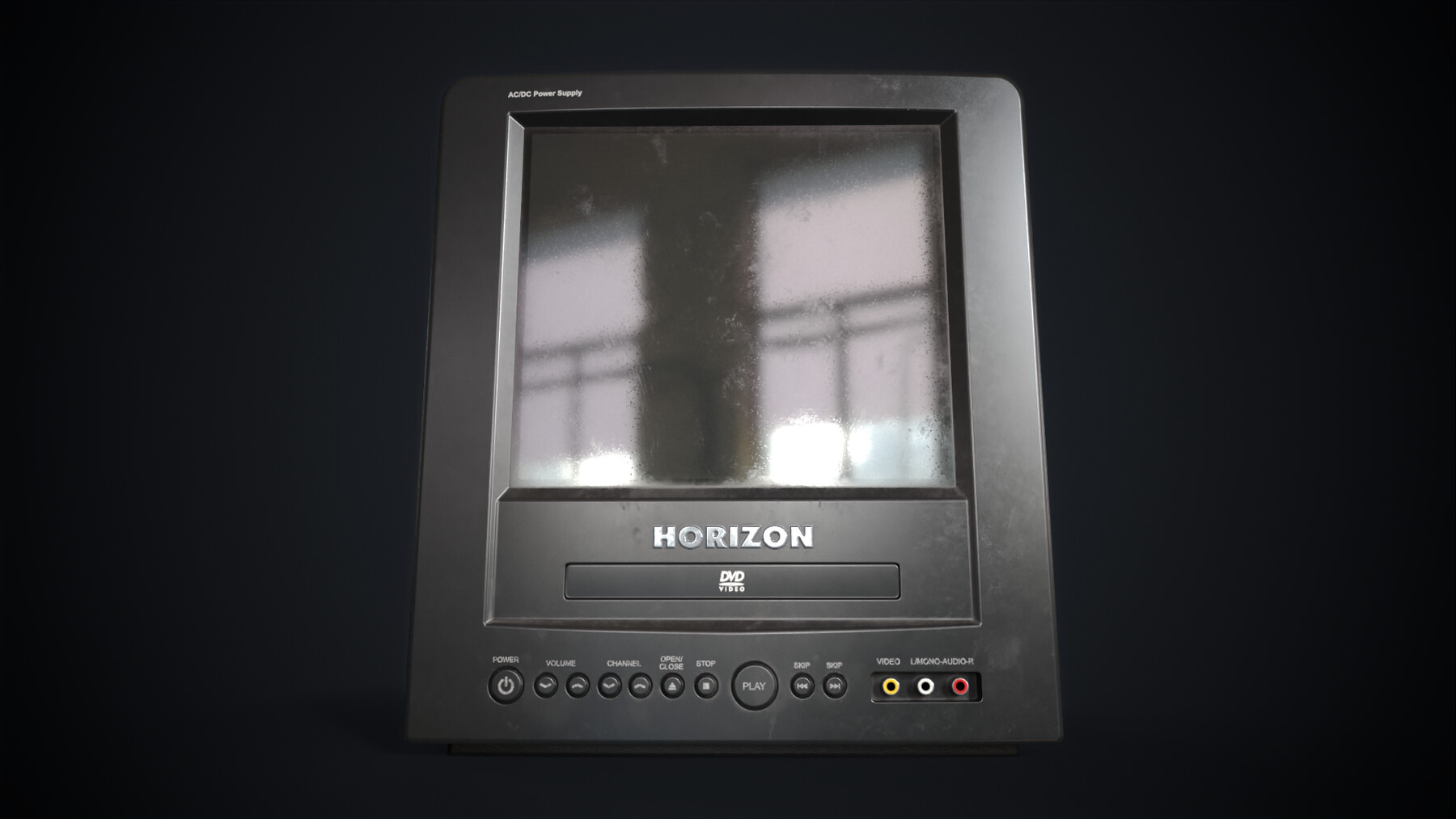 ArtStation Old TV With DVD Player Game Assets artstation-old-tv-with-dvd-player-game-assets