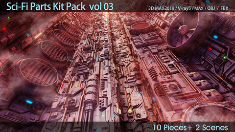 Sci-Fi Parts Kit Pack  vol 03