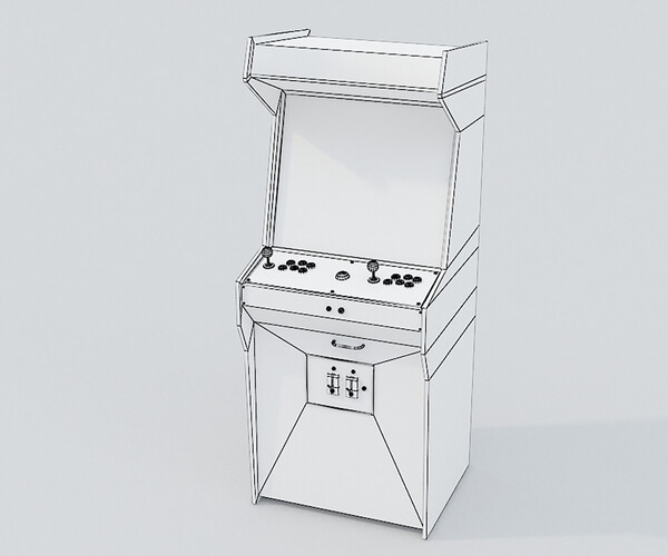 ArtStation Arcade Game Machine Game Assets