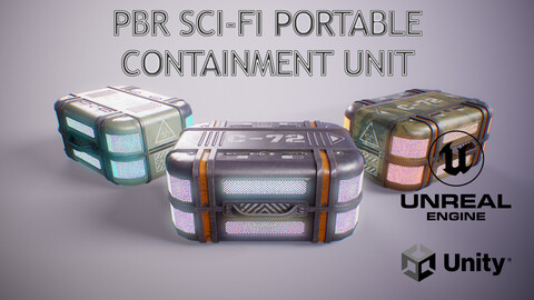 PBR SciFi Portable Containment Unit