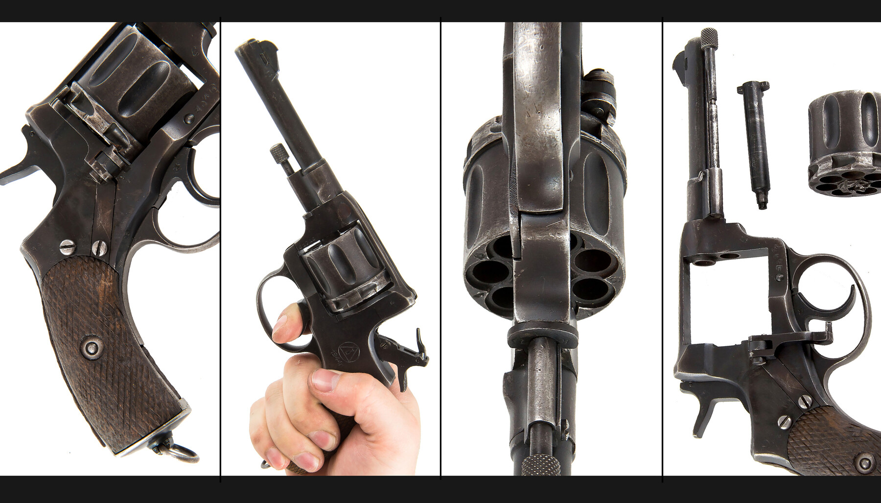 ArtStation Nagant M1895 Revolver Reference Pack Resources