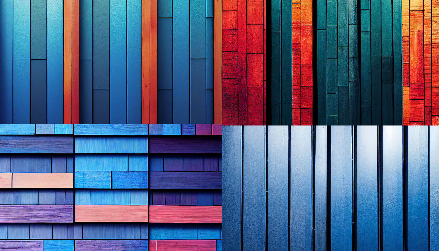 ArtStation 400 AI Generated High Quality Wooden Facades and Textures