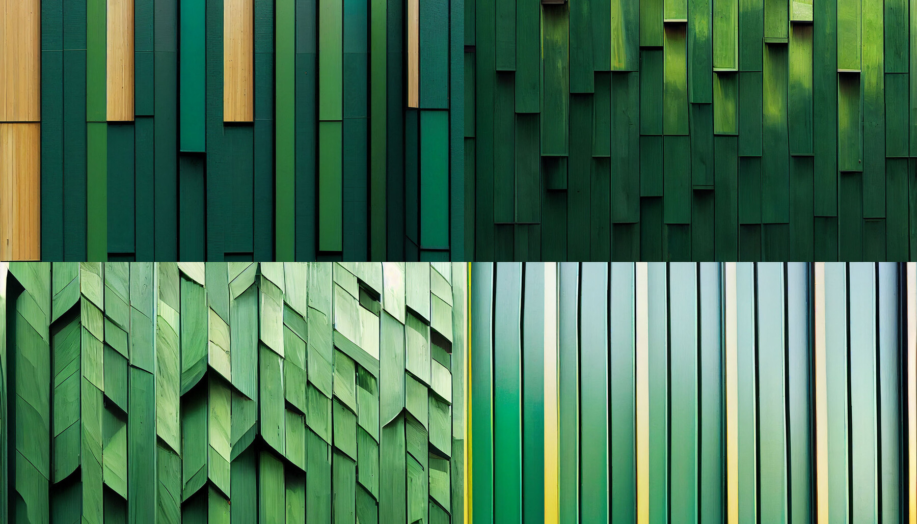 ArtStation 400 AI Generated High Quality Wooden Facades and Textures