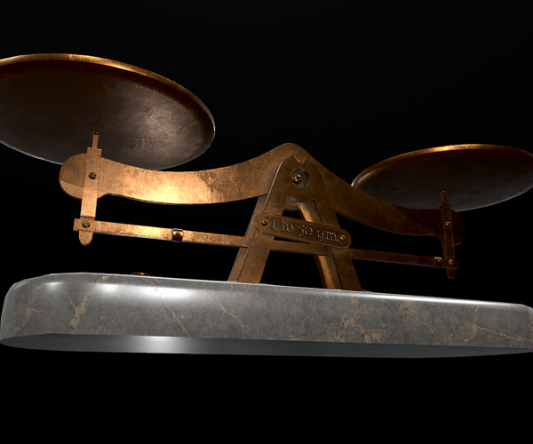 ArtStation Balance Scale Game Assets