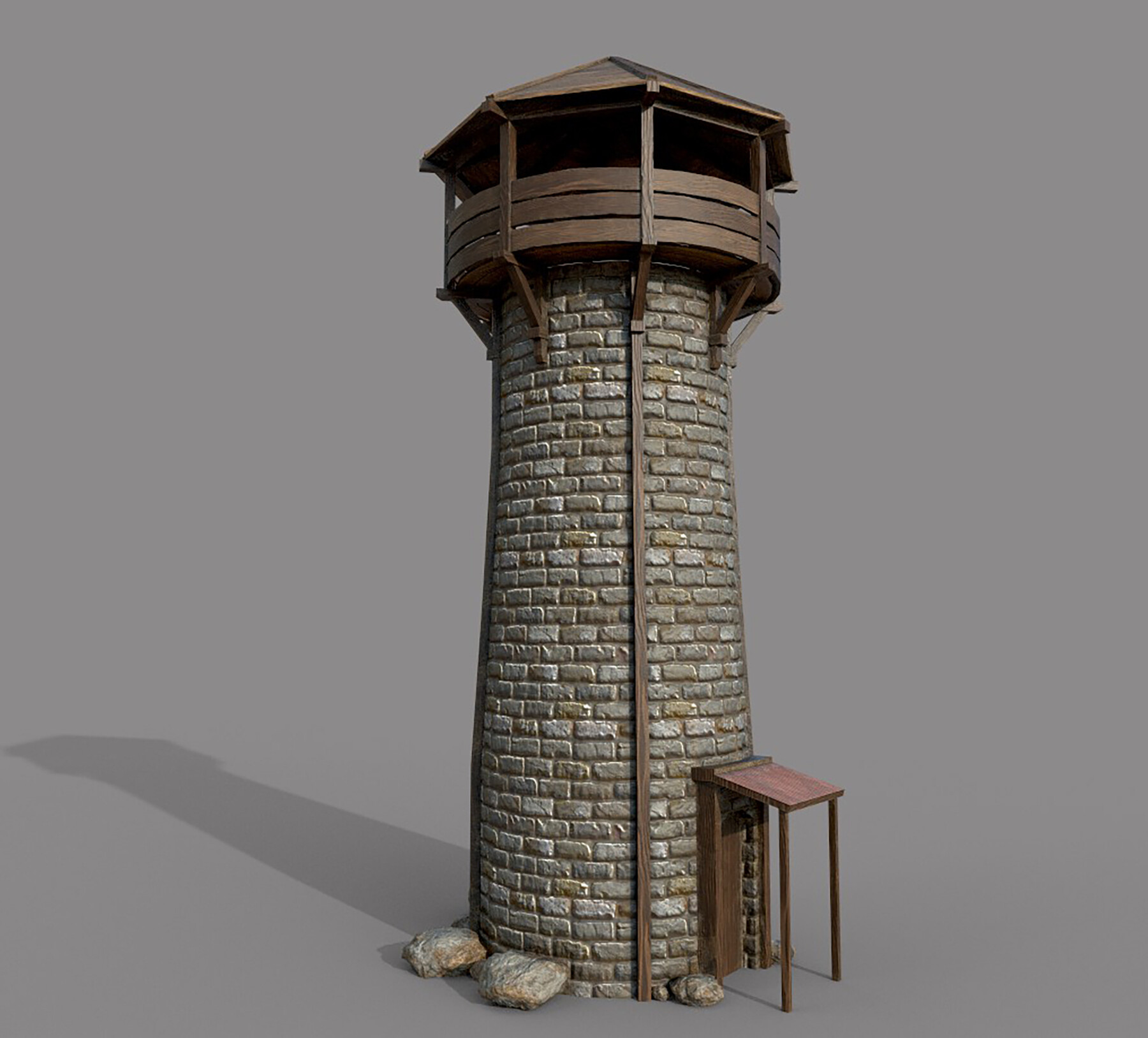 ArtStation - Watch Tower 3D model | Game Assets