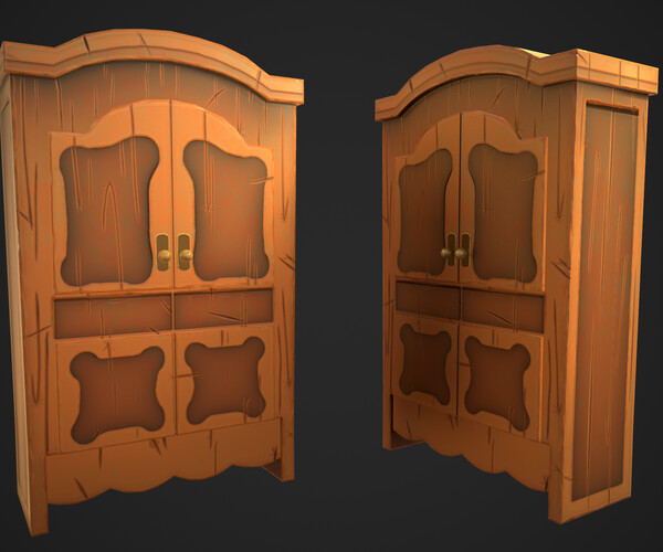 ArtStation Wardrobe Game Assets