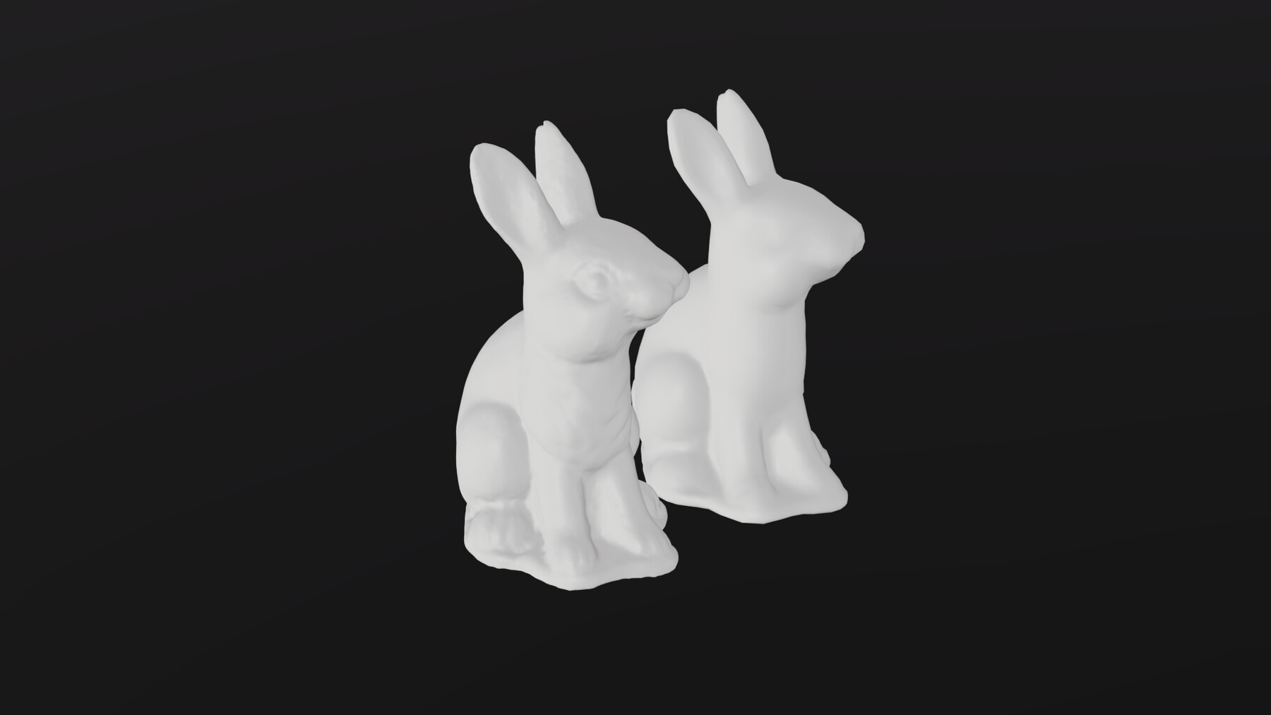 ArtStation Rabbit statue photogrammetry Resources