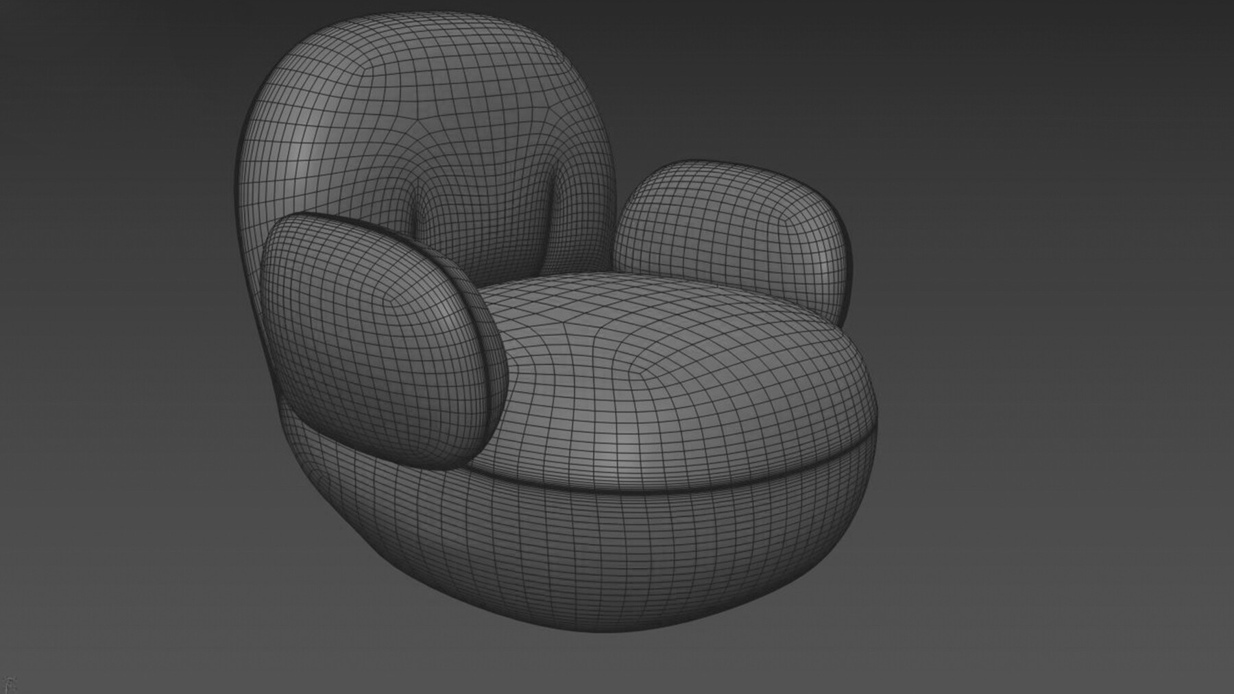 ArtStation - Lounge armchair 3D model | Resources