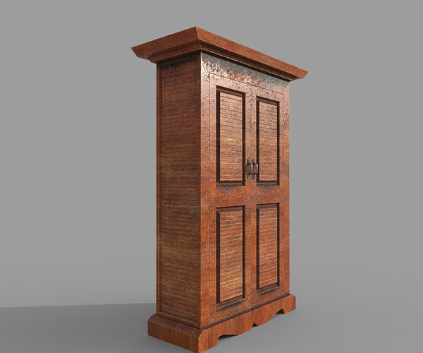 ArtStation - Wooden Cabinet | Game Assets