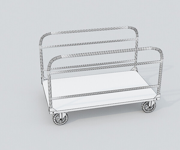 ArtStation Platform Trolley B Game Assets