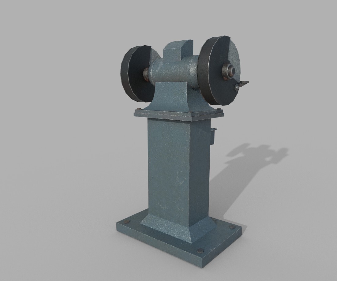 ArtStation Bench Grinder Game Assets