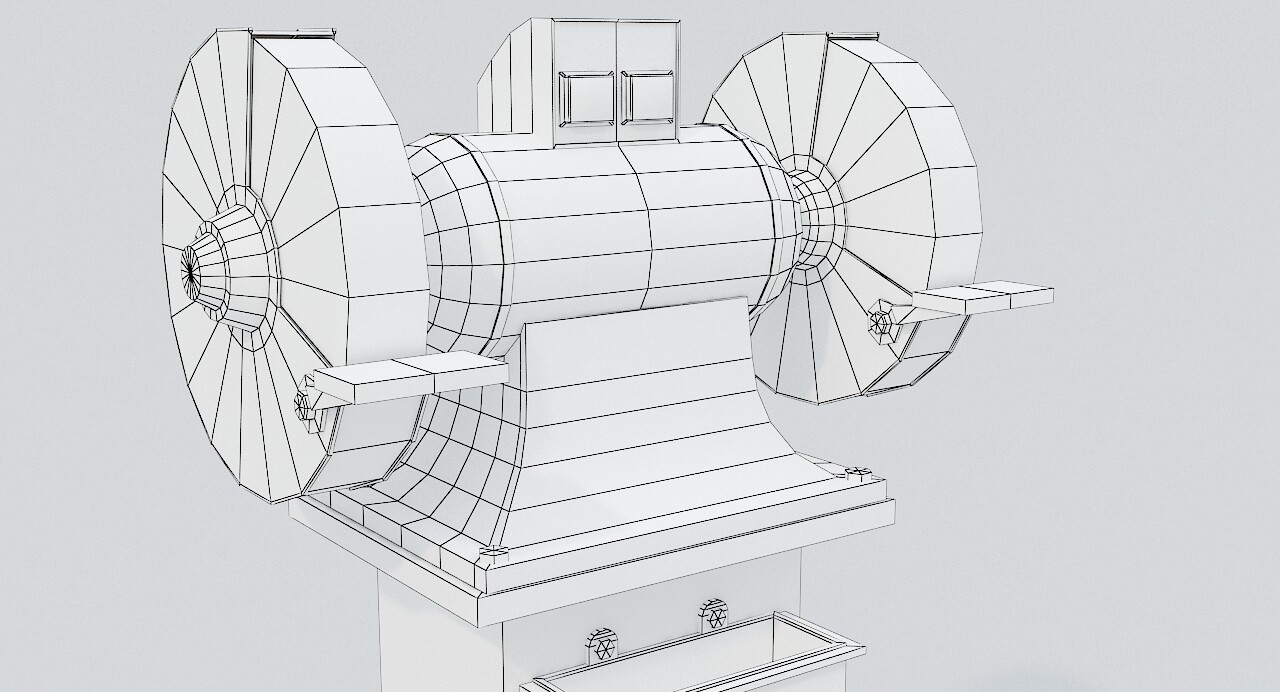 ArtStation Bench Grinder Game Assets