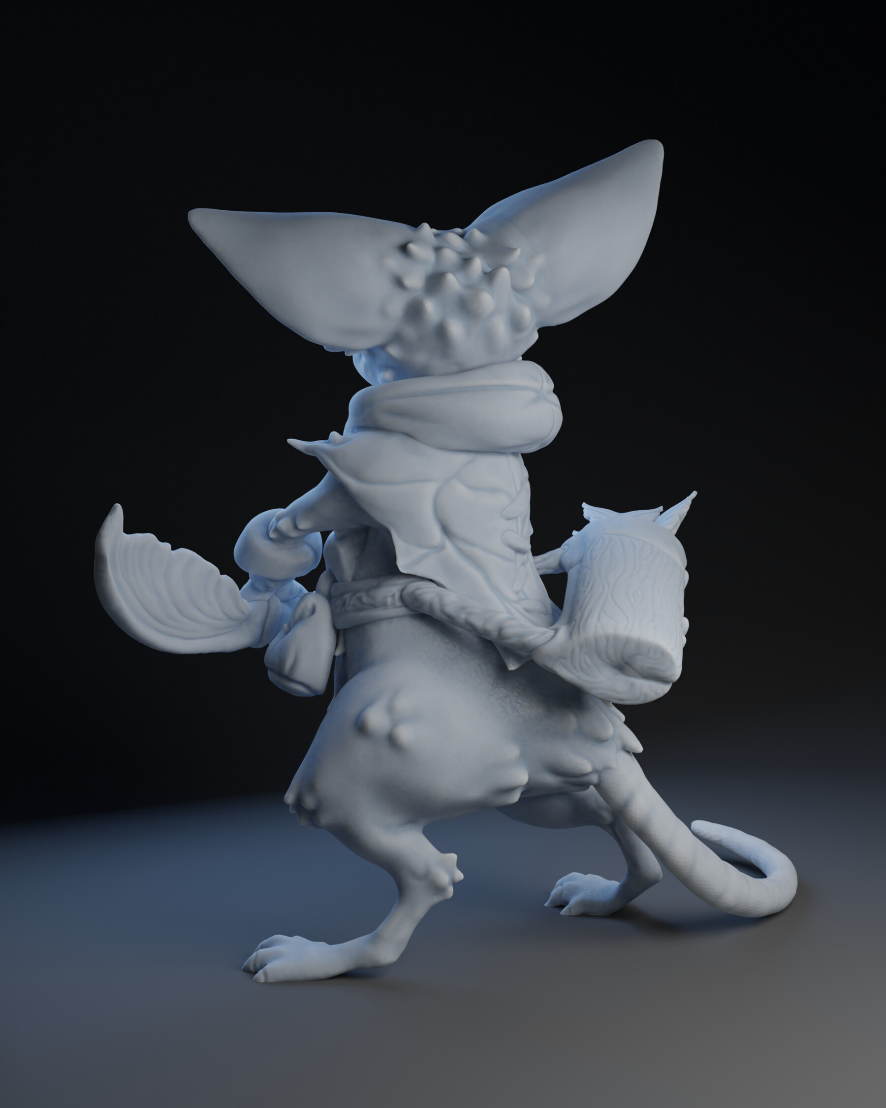 ArtStation - Mouse Ranger 01 - Tabletop Miniature | Resources