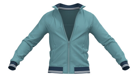 Sport Jacket (Marvelous Designer / Clo 3D project+OBJ)