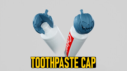 Pumpkin - Toothpaste Cup 01 3D print model STL